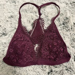 Victoria Secret Bandeau Bra In Color Maroon